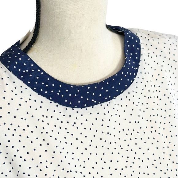 Apostrophe Blouse 12 Polka Dot White - Picture 2 of 6